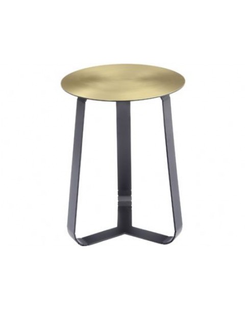 Bloomsbury Shiny Brass Side Table